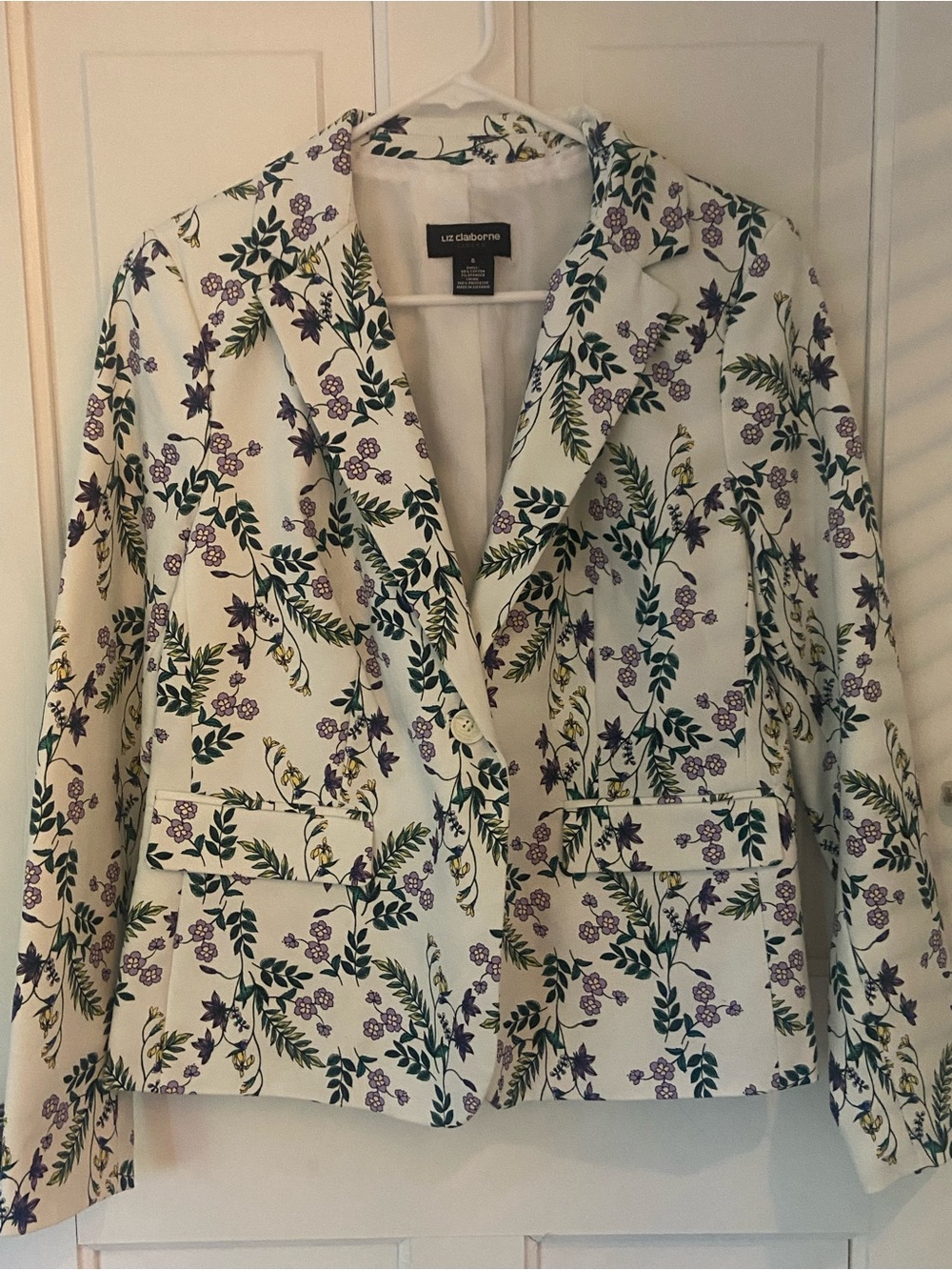 Liz Claiborne Floral Blazer size small